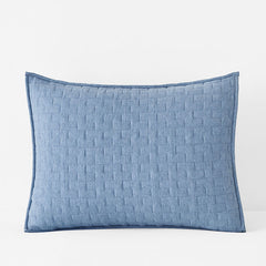 Air Layer Sham - Denim Blue, King