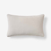 Velvet Decorative Lumbar Pillow Cover - Sand, 12 in. x 21 in.