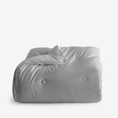Classic Smooth Rayon Made From Bamboo Sateen Comforter - Pebble Gray, King/Cal King