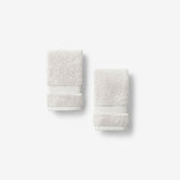 Sterling Supima® Cotton Washcloths, Set of 2 - Ivory