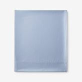 Premium Smooth Supima® Cotton Wrinkle-Free Sateen Flat Bed Sheet - Blue Shadow, Twin/Twin XL