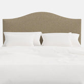 Saddle Textured Linen Headboard - Linen, Cal King