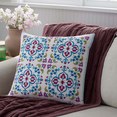 Idril Floral Decorative Square Pillow Cover - Multi