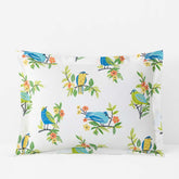 Summer Prints Classic Cool Cotton Percale Sham - Bird Days, King