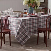 Classic Plaids Yarn-Dyed Tablecloth - Red Multi, 70 in. x 108 in.