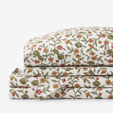 Garden Florals Premium Smooth Wrinkle-Free Sateen Bed Sheet Set - Cream Multi, Twin