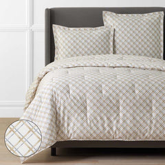 Leander Premium Smooth Wrinkle-Free Sateen Comforter - Gray Multi, Twin/Twin XL