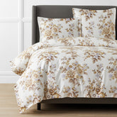 Primrose Bloom Premium Smooth Wrinkle-Free Sateen Duvet Cover - Beige Multi, King/Cal. King