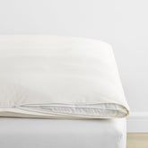 Classic Smooth Wrinkle-Free Sateen Mattress Topper Cover - Creme, Twin