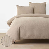 Mini Waffle Duvet Cover - Wheat, King/Cal. King