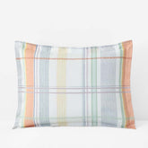 Alder Plaid Classic Cool Cotton Percale Sham - Multi, King