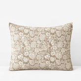 Kyla Floral Quilted Sham - Beige, King