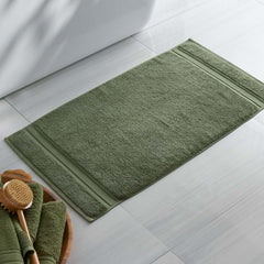 Turkish Cotton Bath Mat - Marsh Green, 20 in. x 36 in.