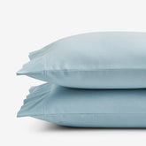 Luxe Ultra-Cozy Cotton Velvet Flannel Pillowcase Set Cloud Blue, Standard
