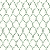 Laurel Traditional Wallpaper - Green, Swatch