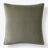 Velvet Decorative Square Pillow Cover - Sage Green, 24 in. x 24 in.
