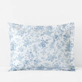 Whisper Fleur Premium Smooth Wrinkle-Free Sateen Sham - Blue Mist, King