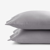 Premium Smooth Supima® Cotton Wrinkle-Free Sateen Pillowcase Set - Silver, King