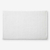 Textured Handwoven Cotton Bath Rug - Diamond, 21 in. x 34 in.