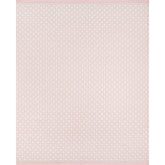 Dot Handwoven Wool Rug - Pink, 5' x 8'