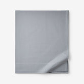 Classic Ultra-Cozy Cotton Velvet Flannel Flat Bed Sheet - Slate Gray, Twin/Twin XL