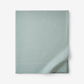 Classic Ultra-Cozy Cotton Velvet Flannel Flat Bed Sheet - Seafoam, Twin/Twin XL