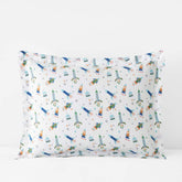 Space Adventure Classic Cool Organic Cotton Percale Sham - White Multi, Standard