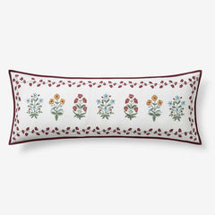 Lottie Decorative Lumbar Pillow Cover - Ivory, 14 in. x 40 in.