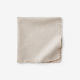 Solid Fringe Napkins, Set of 4 - Putty