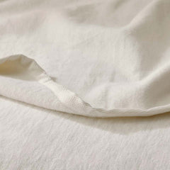 Cotton/Acrylic Fleece Blanket - Ivory, Full/Queen