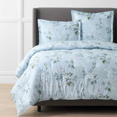 Wispy Meadow Premium Smooth Wrinkle-Free Sateen Comforter - Blue Multi, King/Cal. King