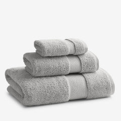 Sterling Supima® Cotton Hand Towel - Light Gray