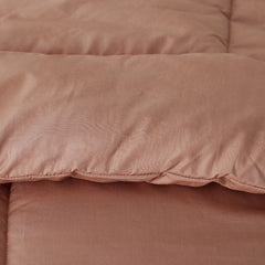 Classic Cool Cotton Percale Comforter - Clay, Full
