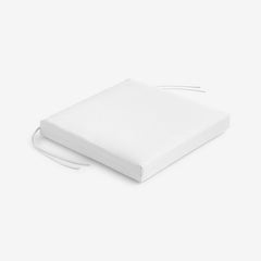 Replacement Knife Edge Chair Cushion - White, 20 in. x 20 in.