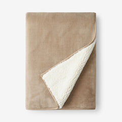 Sherpa Waterproof Blanket - Beige Tan