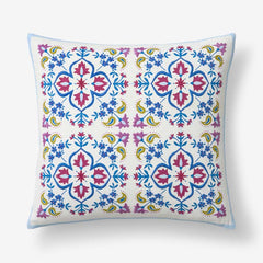 Idril Floral Decorative Square Pillow Cover - Multi