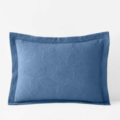Putnam Cotton Matelassé Sham - Denim