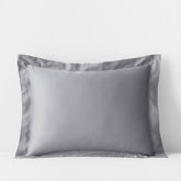 Classic Smooth Rayon Made From Bamboo Sateen Sham - Pebble Gray, Standard