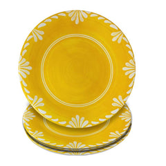 Paloma Dinner Plates, Set of 4 - Yellow