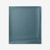 Premium Smooth Supima® Cotton Wrinkle-Free Sateen Flat Bed Sheet - Ocean Blue, King/Cal. King
