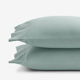 Classic Ultra-Cozy Cotton Velvet Flannel Pillowcase Set - Seafoam, King