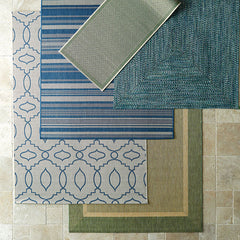 Opal Indoor/Outdoor Rug - Smoke, 7' x 9'