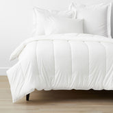 Classic Smooth Wrinkle-Free Sateen Comforter - White, Twin/Twin XL
