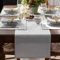Pom Fringe Table Runner - Metallic Gold, 16 in. x 108 in.