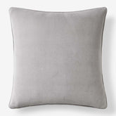 Velvet Decorative Square Pillow Cover - Gray, 24 in. x 24 in.
