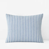 Yarn-Dyed Bengal Stripe Quilted Sham - Blue, King