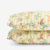Amelia Classic Cool Cotton Percale Pillowcase Set - Buttercup, King