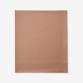 Classic Cool Cotton Percale Flat Bed Sheet - Clay, Twin