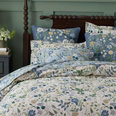 Strawberry Fields Classic Cool Cotton Percale Duvet Cover - Beige, Twin/Twin XL