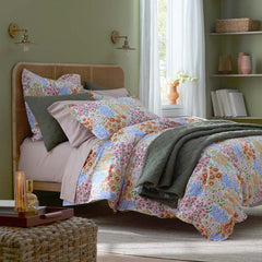 Garden Jubilee Classic Cool Cotton Percale Comforter - Multi, Full/Queen